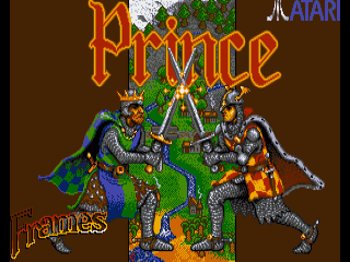 Prince title screen for Amiga
